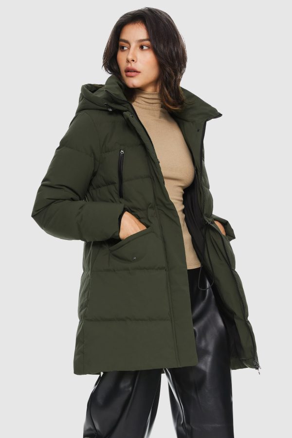 Waterproof Thickened Down Jacket with Hood - Image 48