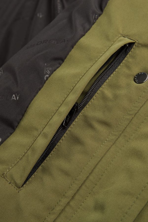 Windproof Puffer Fur Hooded Down Coat - Image 22