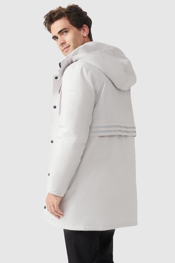 Windproof Warm Hooded Down Jacket - Image 3