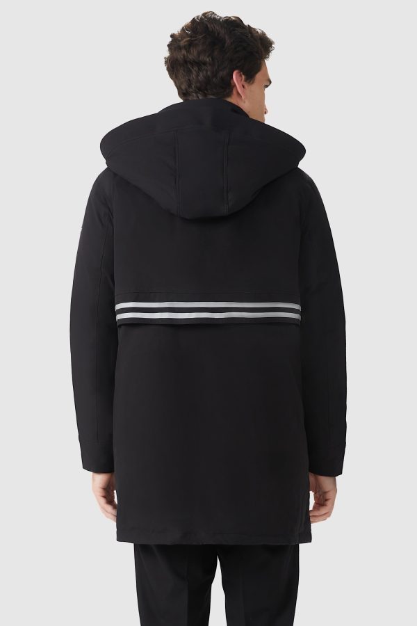 Windproof Warm Hooded Down Jacket - Image 7