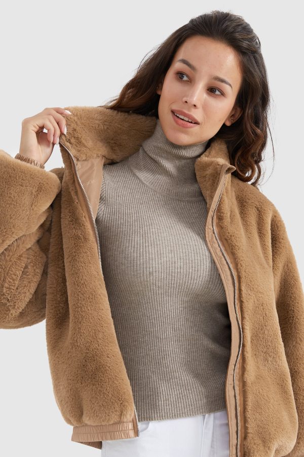 Winter Sherpa Zip-Up Coat - Image 4