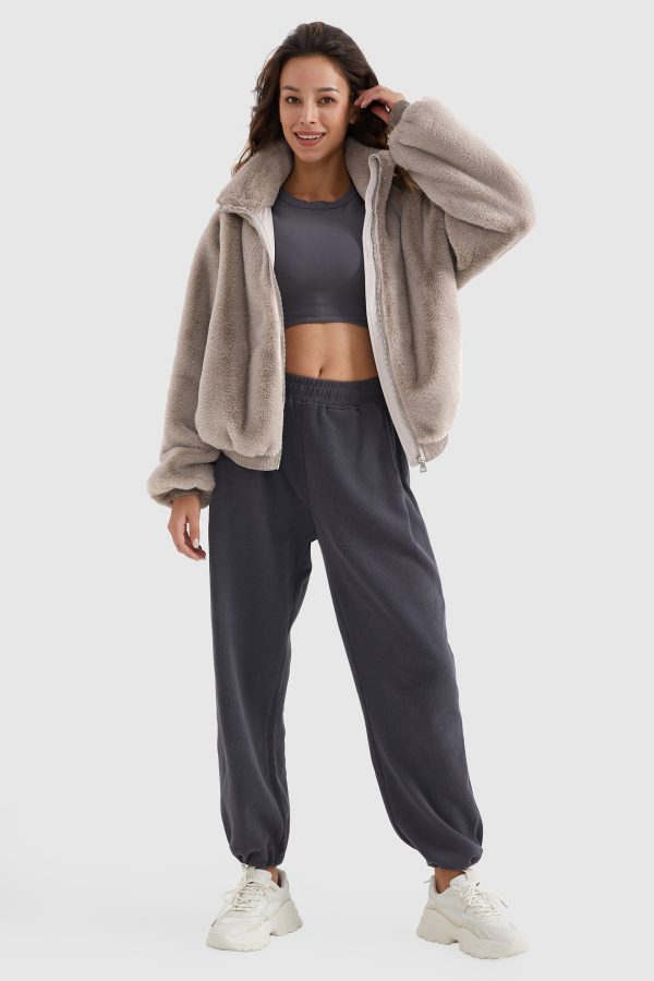 Winter Sherpa Zip-Up Coat - Image 9
