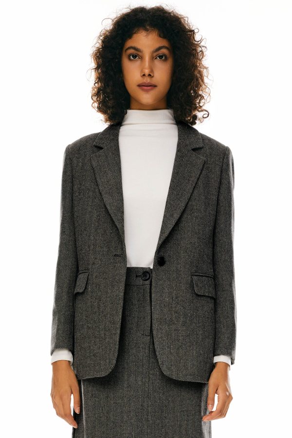 Wool Office Blazer - Image 2