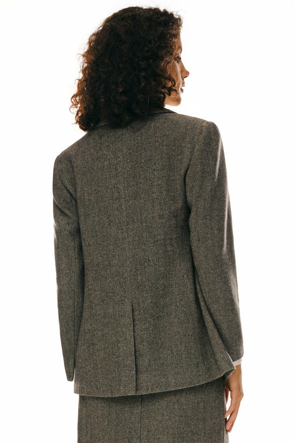 Wool Office Blazer - Image 11