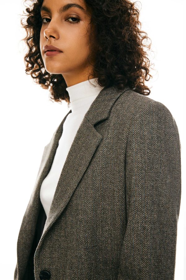 Wool Office Blazer - Image 13