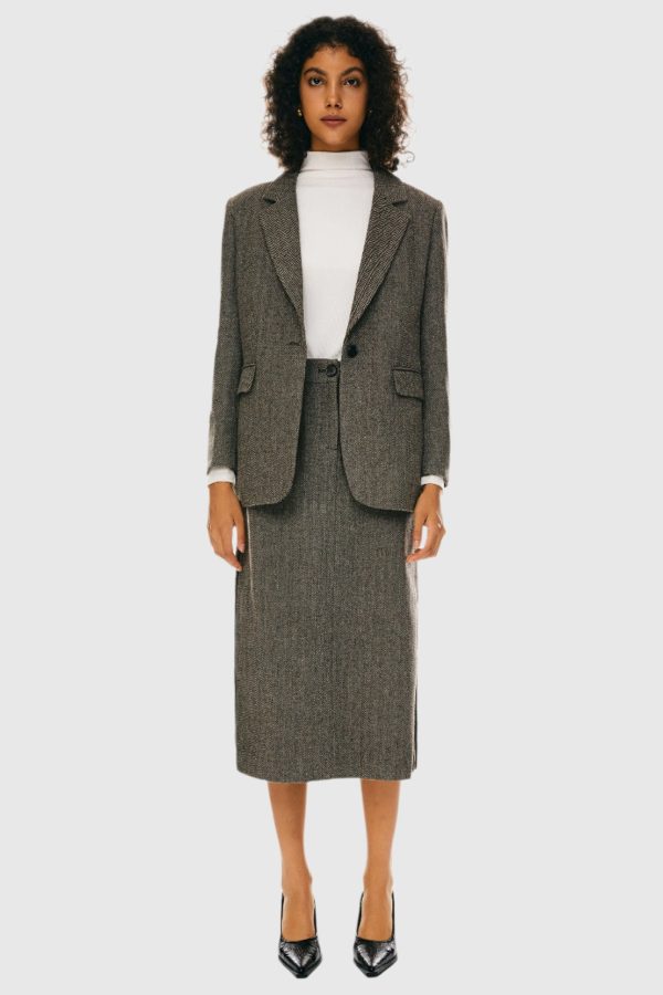 Wool Office Blazer - Image 8