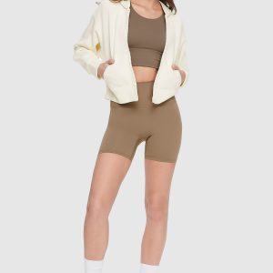 Zip-Up Cropped Hoodie