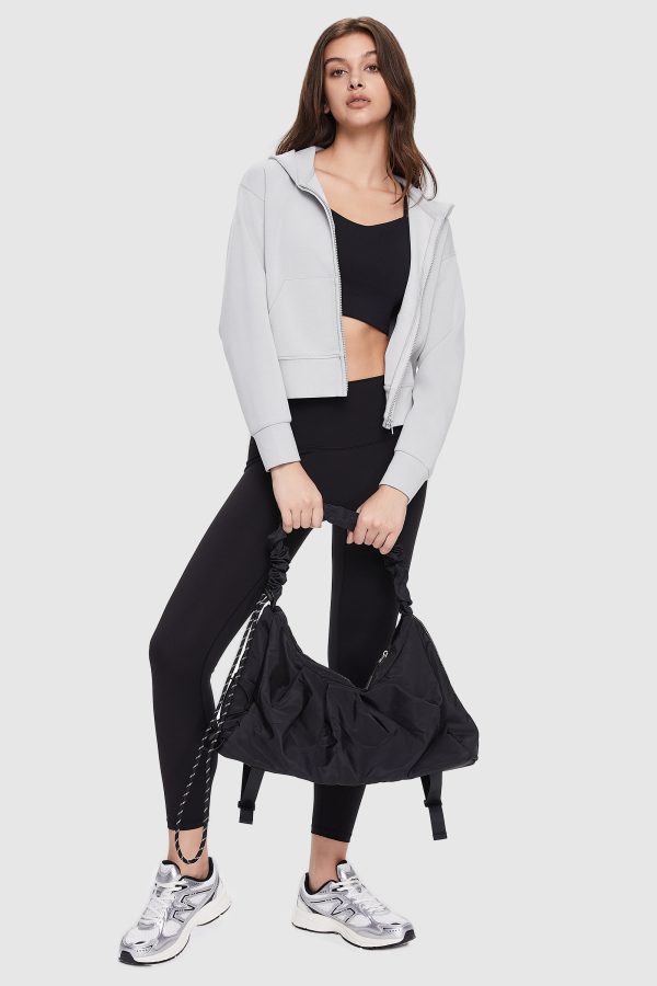 Zip-Up Cropped Hoodie - Image 9