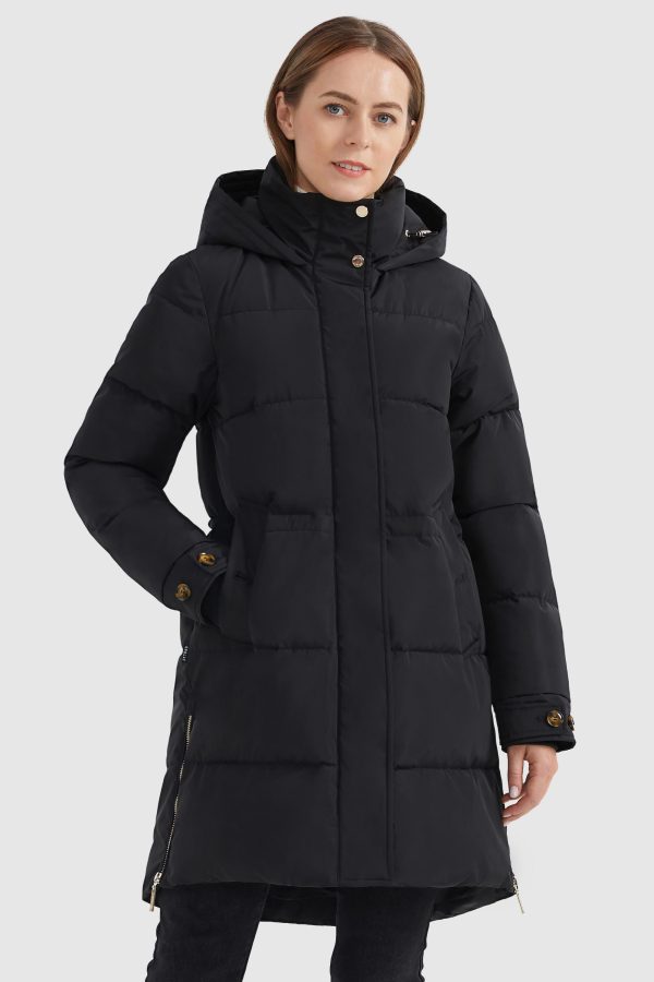 Zipper Winter Thickened Puffer Coat - Image 27