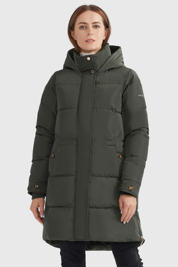 Zipper Winter Thickened Puffer Coat - Image 7