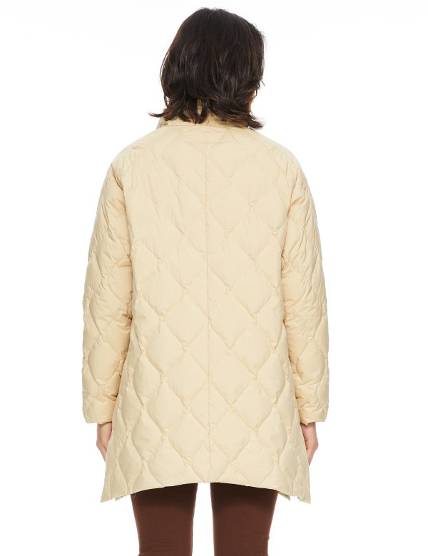 Oversized Quilted Puffer Jacket Lightweight with Pockets - Image 41