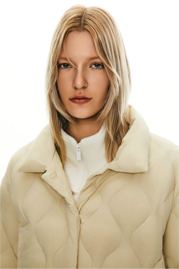 Oversized Down Puffer Jacket Lightweight Quilted - Image 4