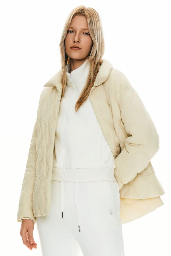 Oversized Down Puffer Jacket Lightweight Quilted - Image 5