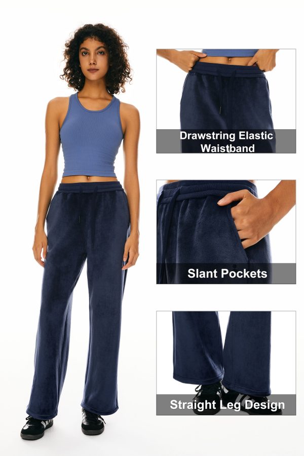 Fleece Straight Leg Sweatpants - Image 7