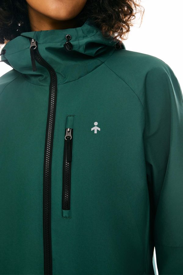 Zip Up Rain Jacket Lightweight Hooded Windbreaker - Image 8