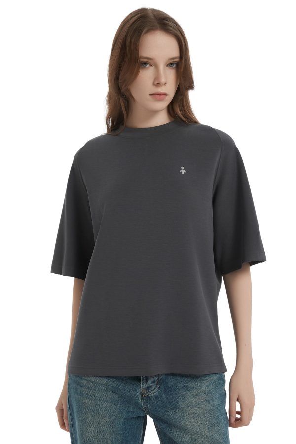 Casual Crew Neck T-Shirt Tops Basic Workout - Image 9
