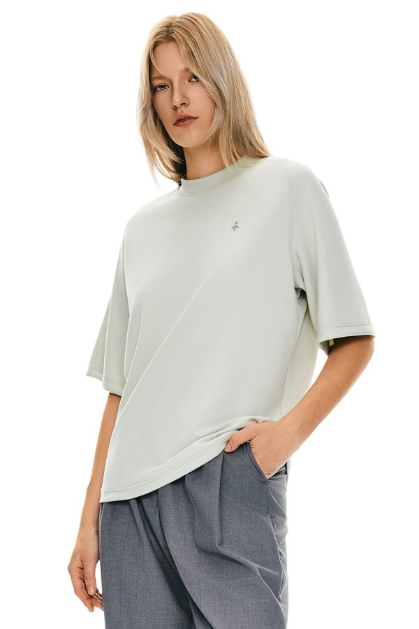 Casual Crew Neck T-Shirt Tops Basic Workout - Image 2