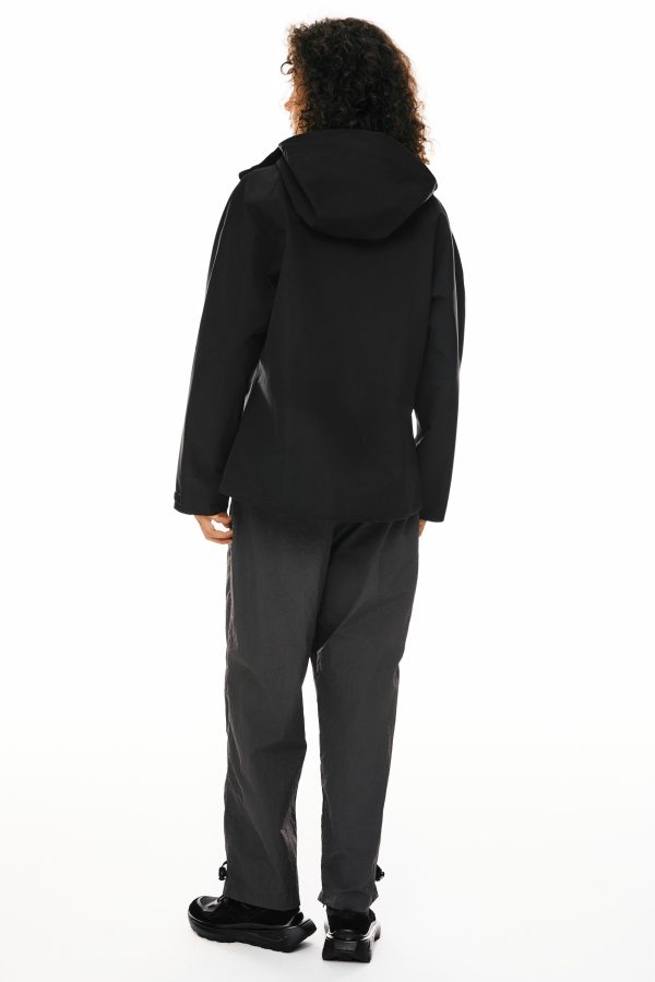 Zip Up Rain Jacket Lightweight Hooded Windbreaker - Image 12