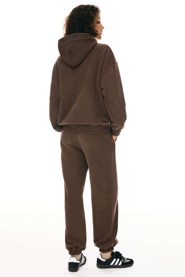 Fleece Hoodie Sweatshirt Long Sleeve Oversized - Image 7