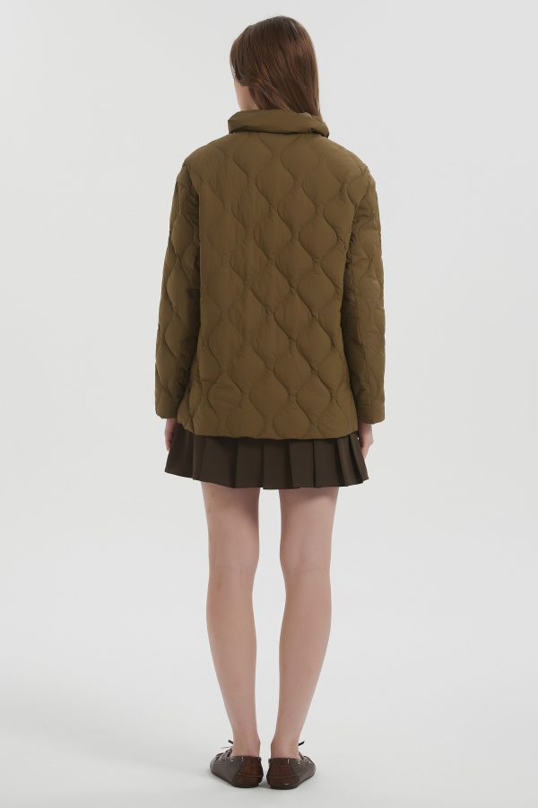 Oversized Down Puffer Jacket Lightweight Quilted - Image 16