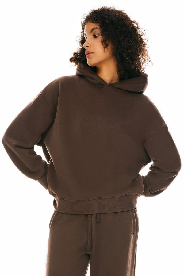 Fleece Hoodie Sweatshirt Long Sleeve Oversized - Image 5