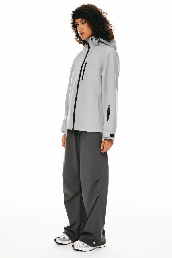 Zip Up Rain Jacket Lightweight Hooded Windbreaker - Image 17