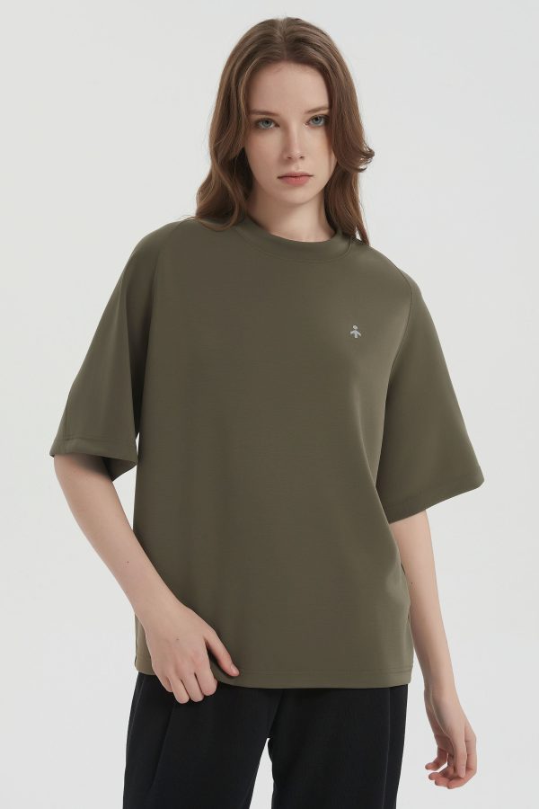 Casual Crew Neck T-Shirt Tops Basic Workout - Image 13