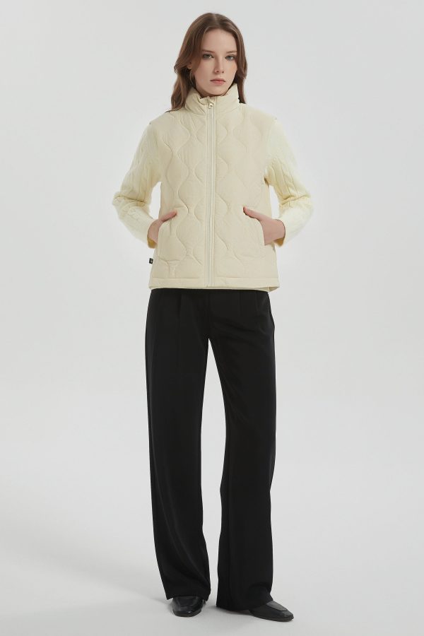 Cropped Down Puffer Vest Zip Up Lightweight - Image 12