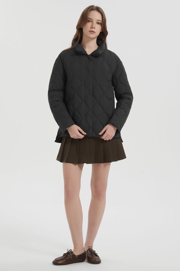 Oversized Down Puffer Jacket Lightweight Quilted - Image 8