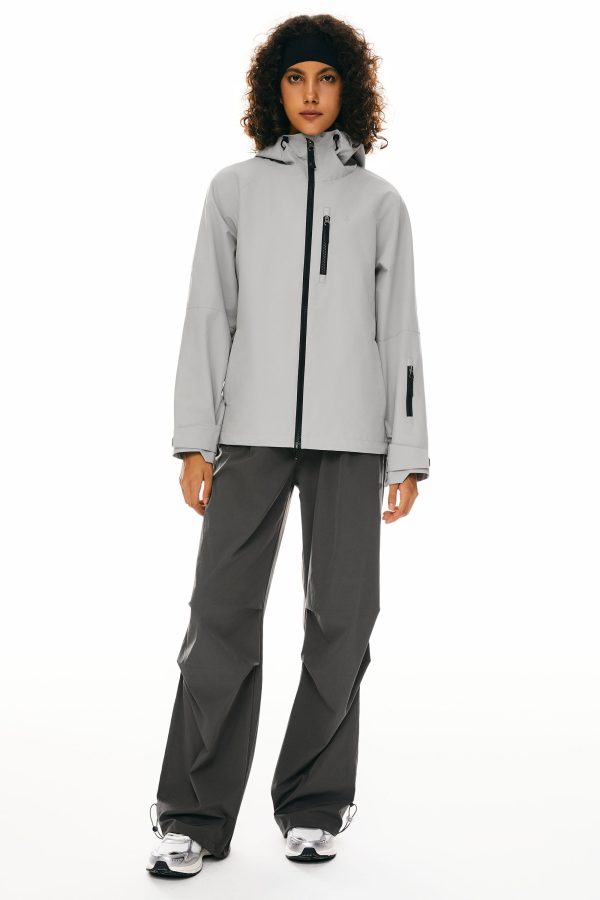 Zip Up Rain Jacket Lightweight Hooded Windbreaker - Image 15