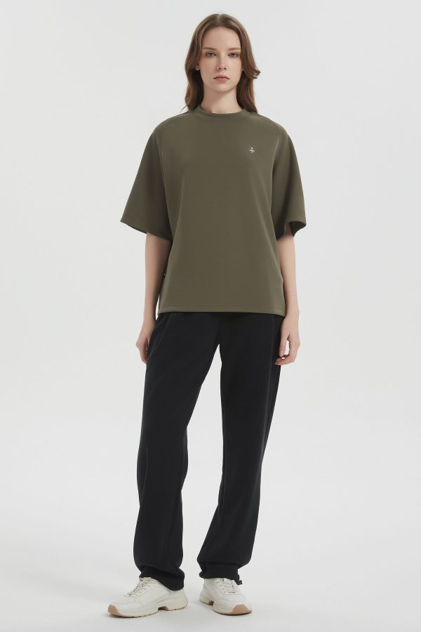 Casual Crew Neck T-Shirt Tops Basic Workout - Image 12
