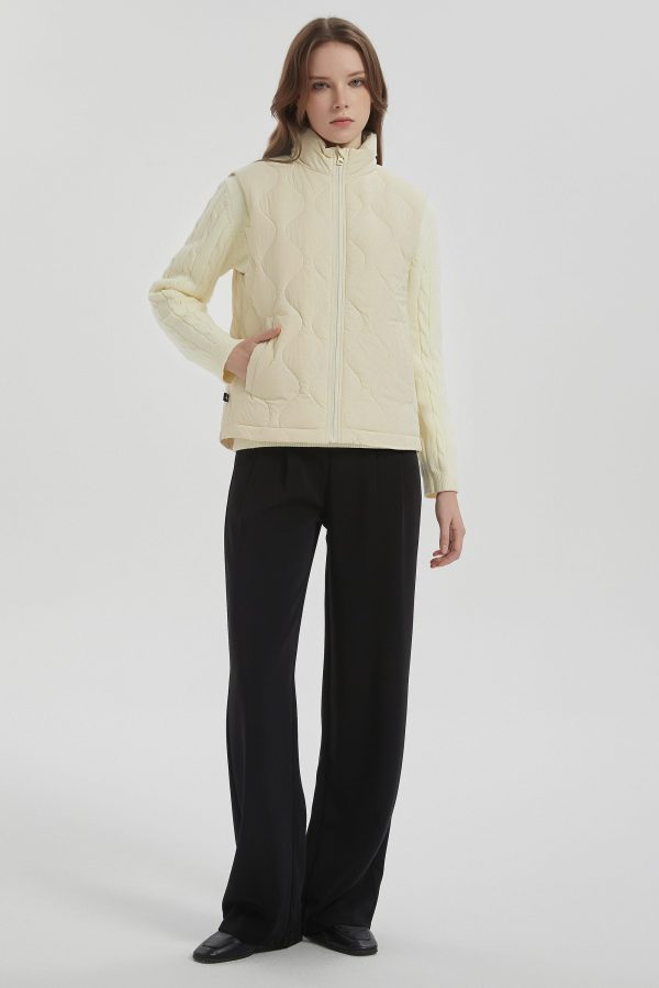 Cropped Down Puffer Vest Zip Up Lightweight - Image 17