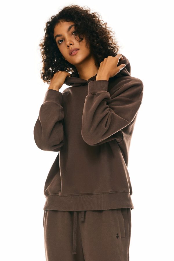 Fleece Hoodie Sweatshirt Long Sleeve Oversized - Image 2