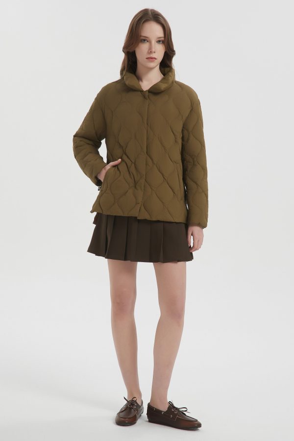 Oversized Down Puffer Jacket Lightweight Quilted - Image 19