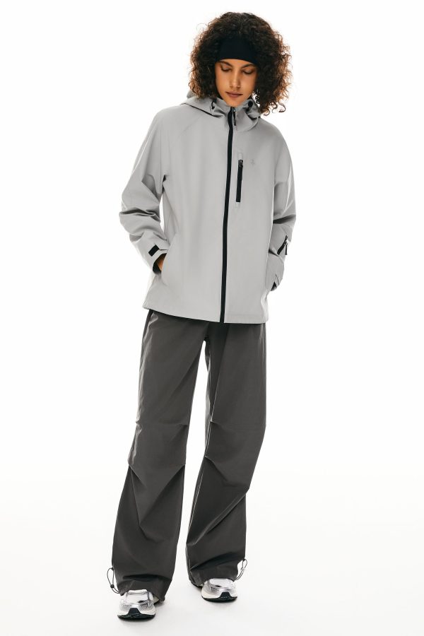 Zip Up Rain Jacket Lightweight Hooded Windbreaker - Image 18