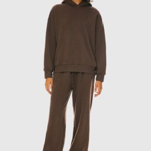 Fleece Hoodie Sweatshirt Long Sleeve Oversized