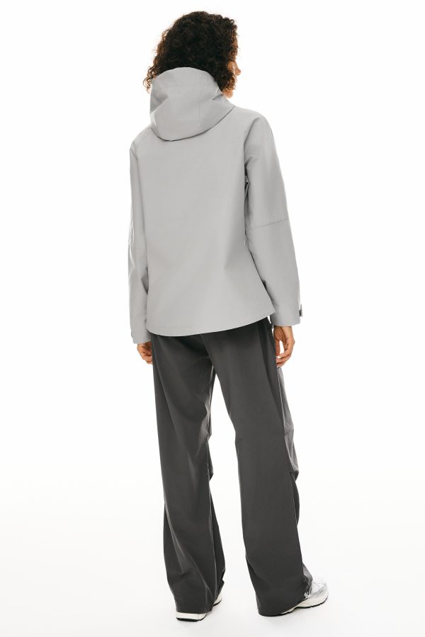 Zip Up Rain Jacket Lightweight Hooded Windbreaker - Image 19