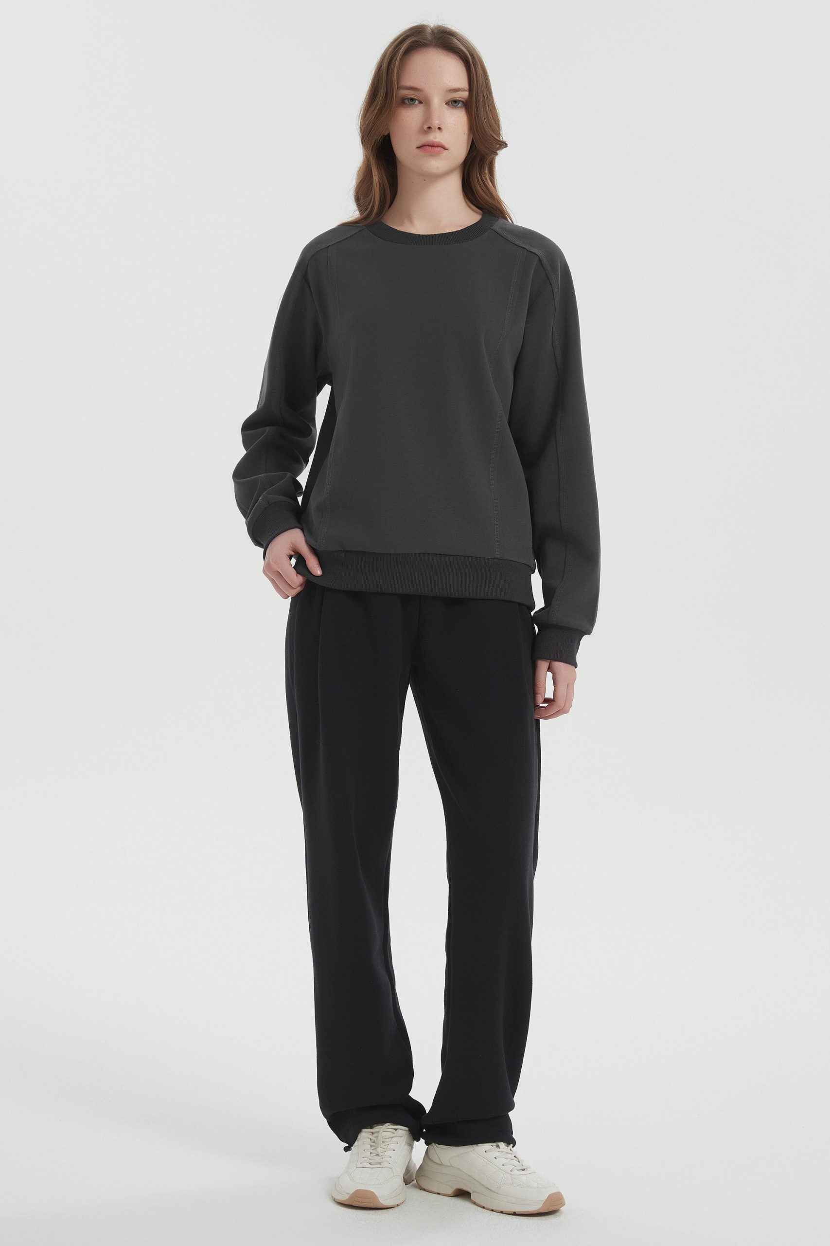 Casual Crewneck Sweatshirts Long Sleeve - Image 4