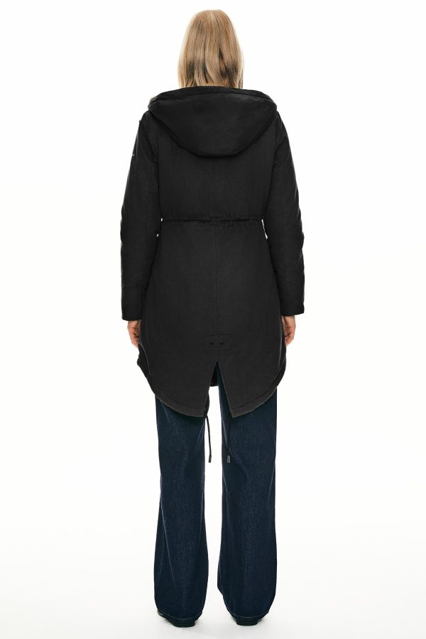 Fleece-Lined Hooded Parka Jacket with Pockets - Image 41