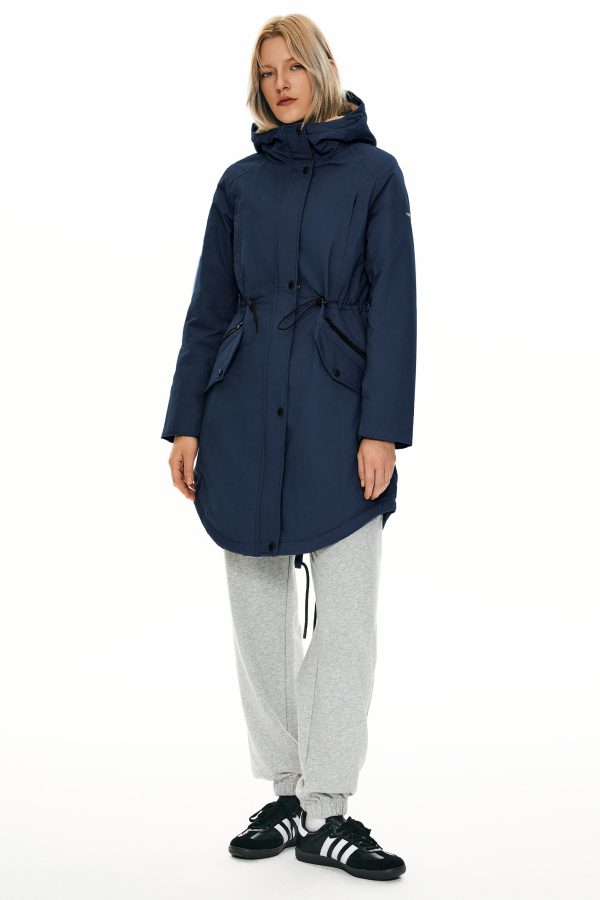 Fleece-Lined Hooded Parka Jacket with Pockets - Image 25