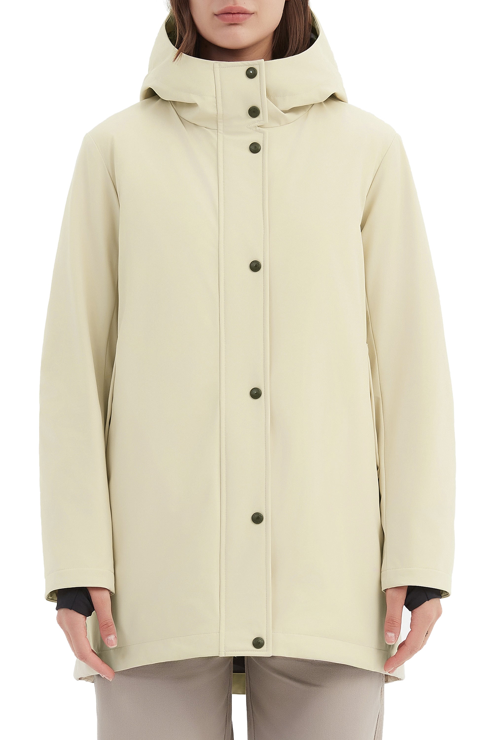 Hooded Winter Long Down Parka Jacket - Image 15