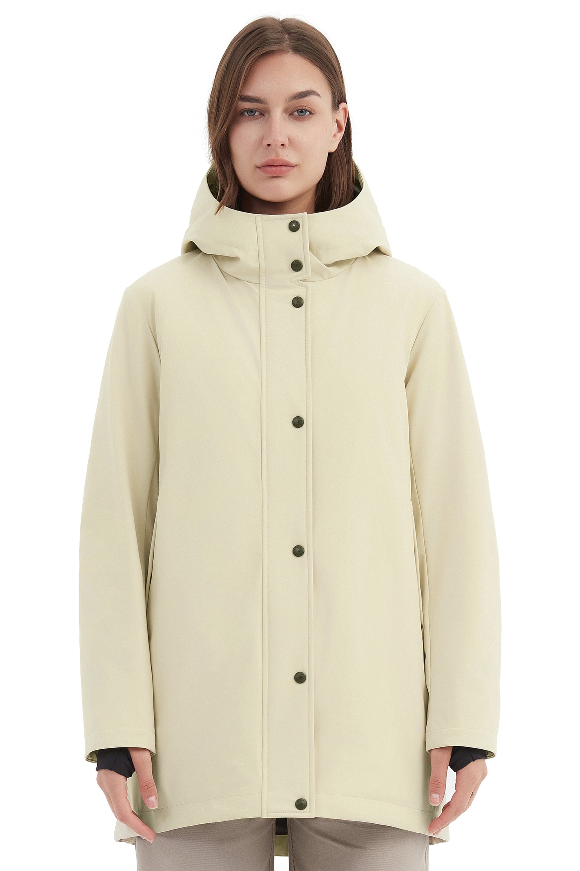 Hooded Winter Long Down Parka Jacket - Image 13