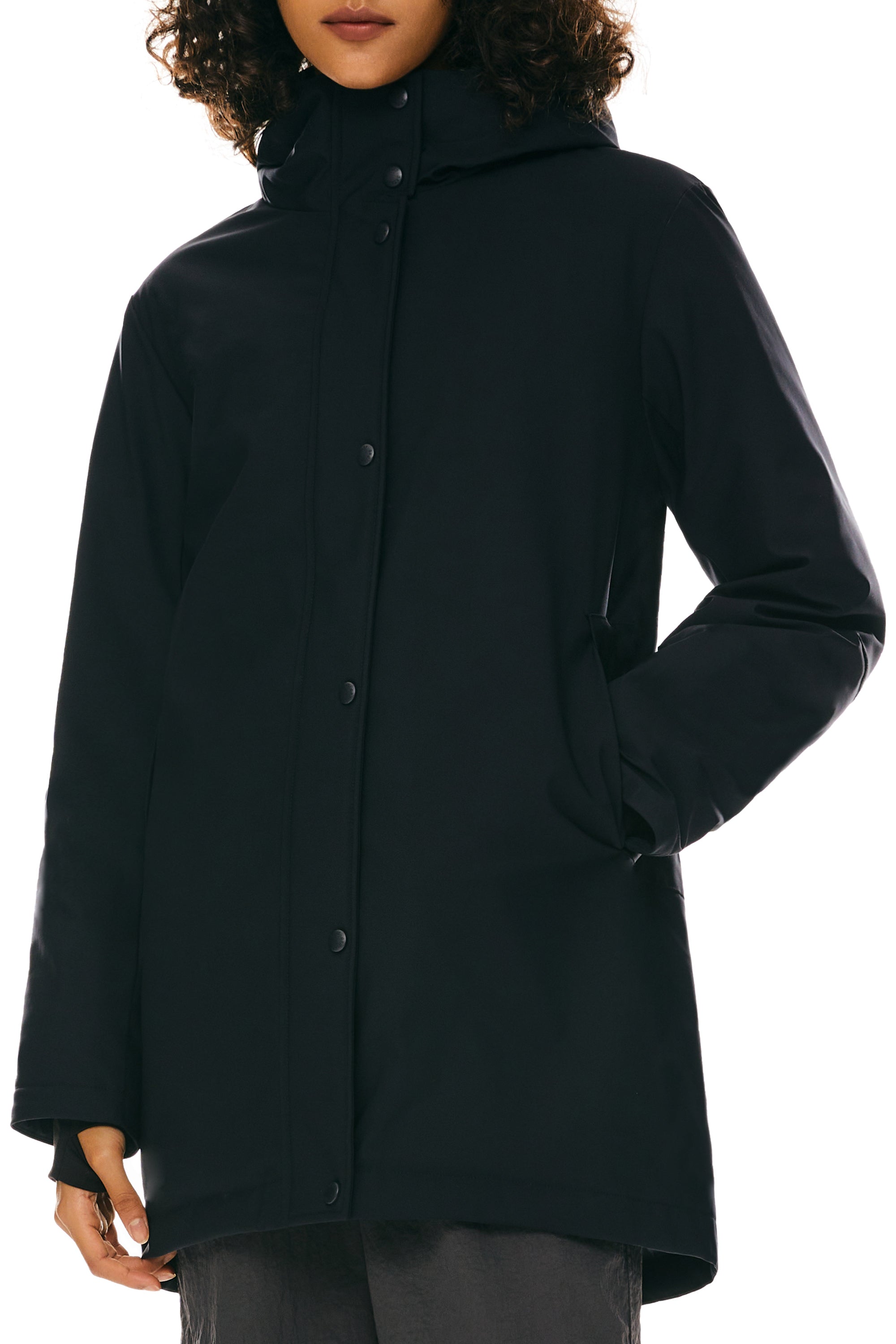 Hooded Winter Long Down Parka Jacket - Image 25