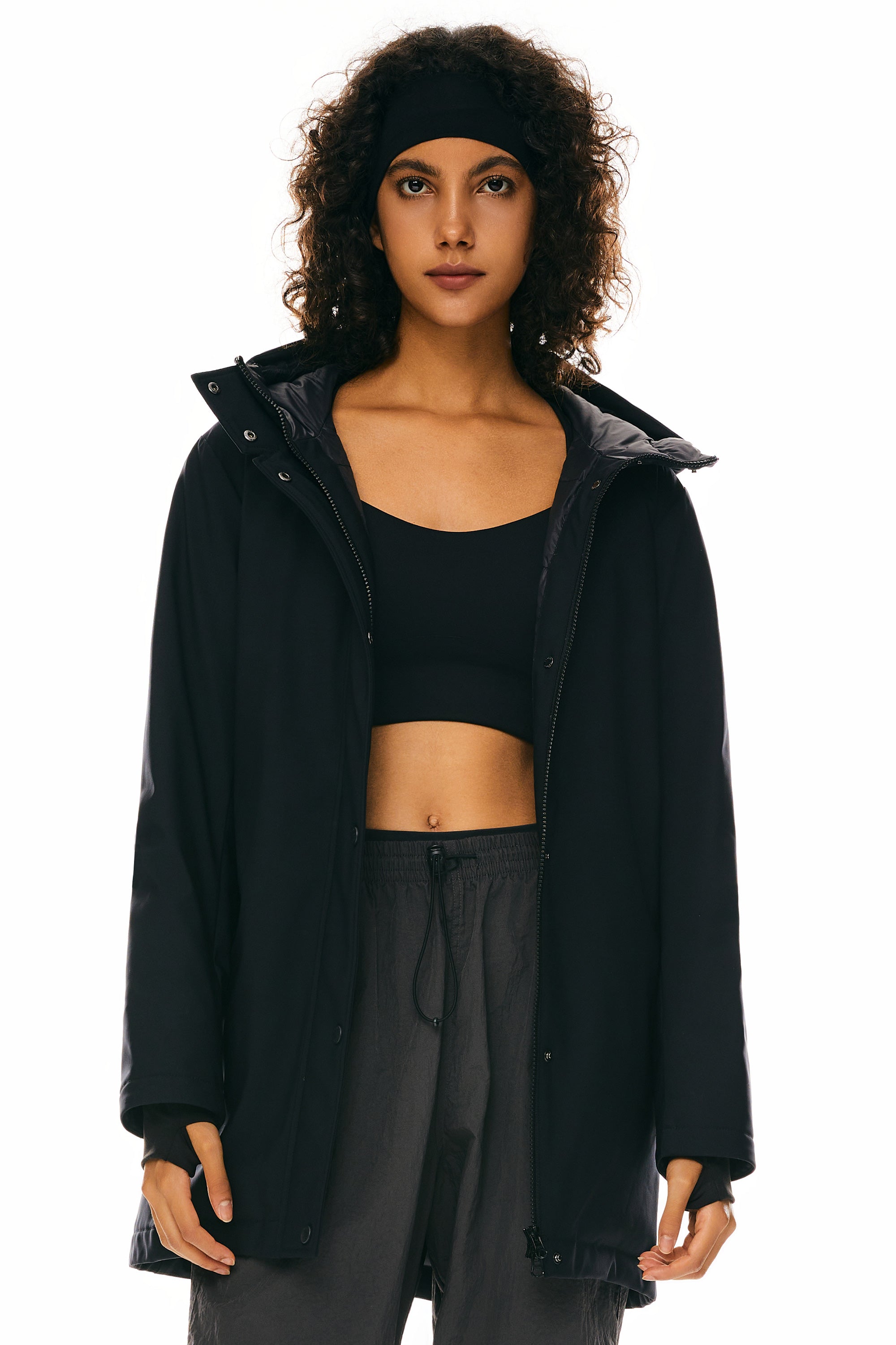 Hooded Winter Long Down Parka Jacket - Image 18