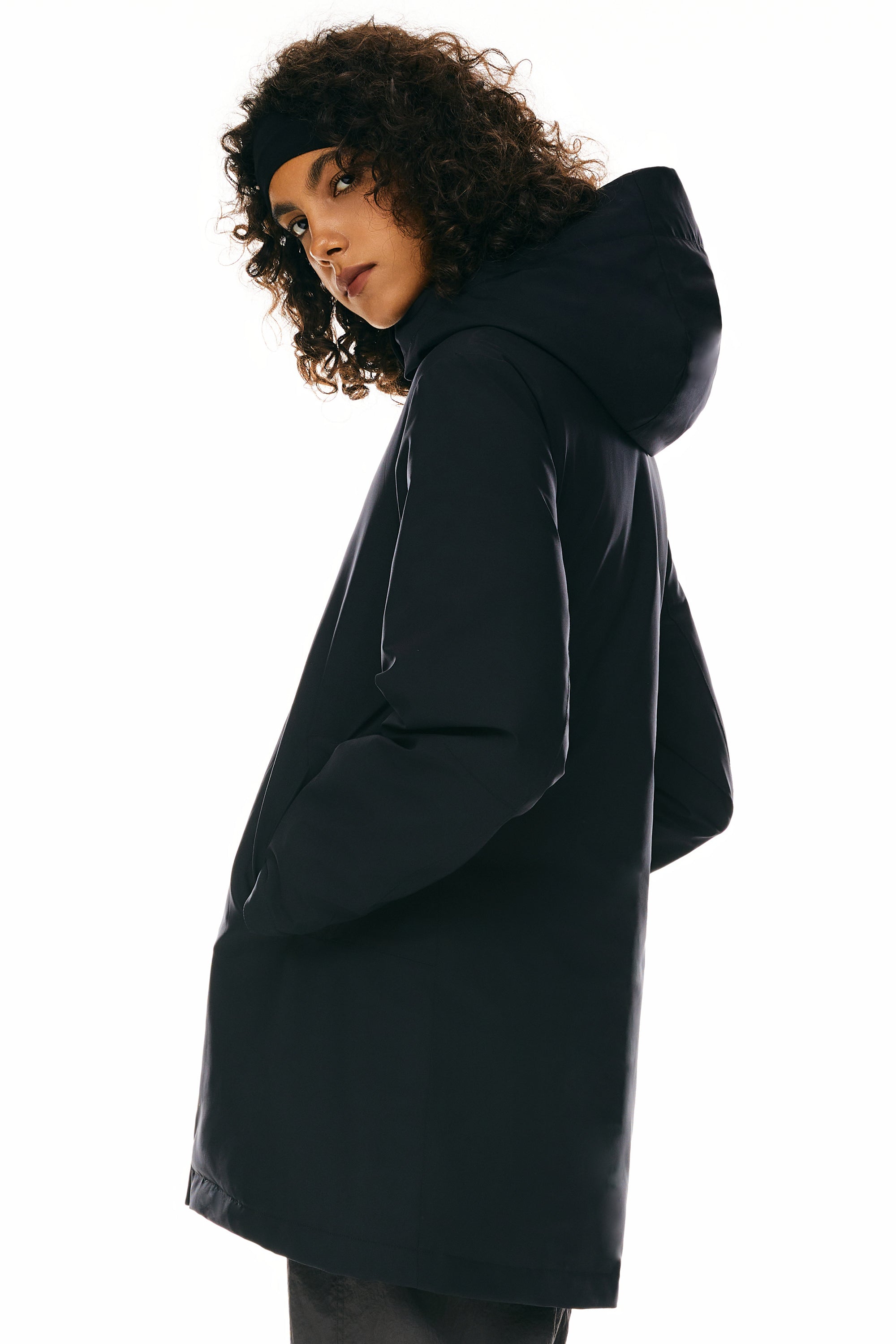 Hooded Winter Long Down Parka Jacket - Image 23