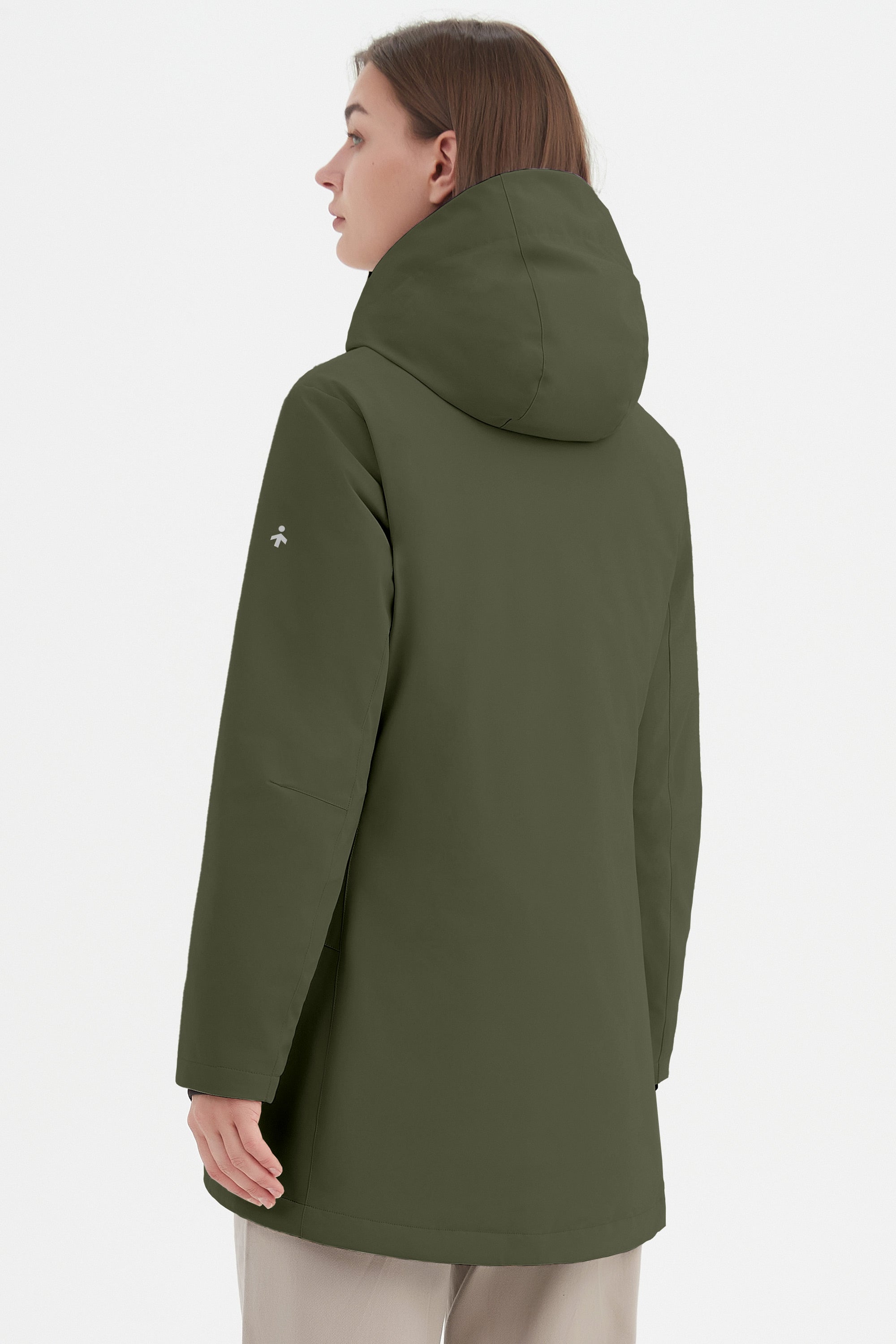 Hooded Winter Long Down Parka Jacket - Image 4