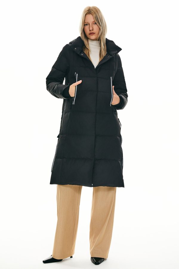Knee Length Thickened Down Jacket - Image 5