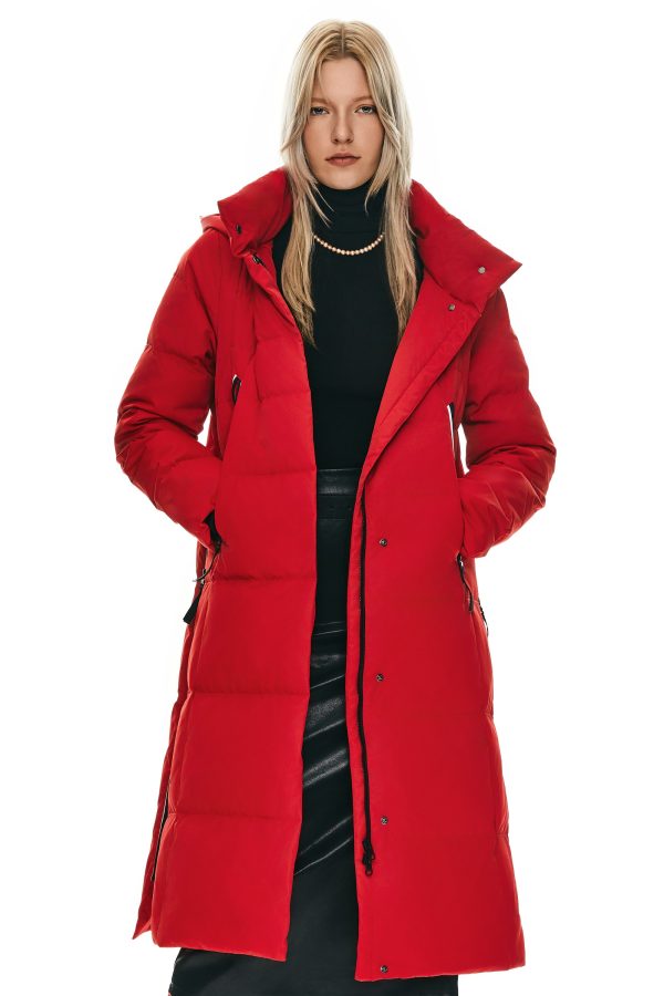 Knee Length Thickened Down Jacket - Image 12