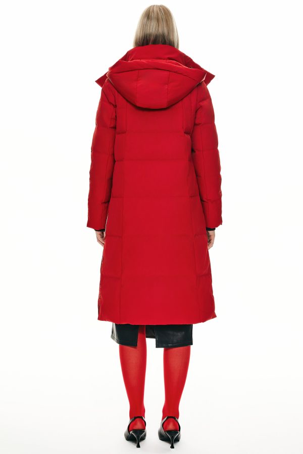 Knee Length Thickened Down Jacket - Image 16