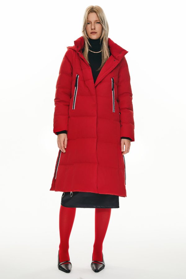 Knee Length Thickened Down Jacket - Image 14